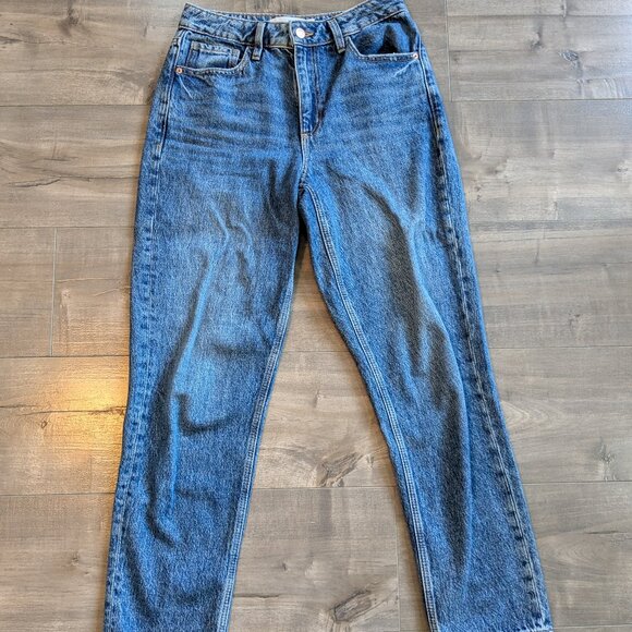 Dynamite Claudia High Rise Mom Jeans in Indigo Dark - Picture 5 of 10